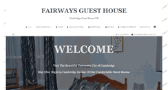 Desktop Screenshot of fairwaysguesthouse.com