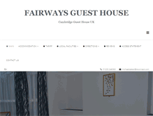 Tablet Screenshot of fairwaysguesthouse.com